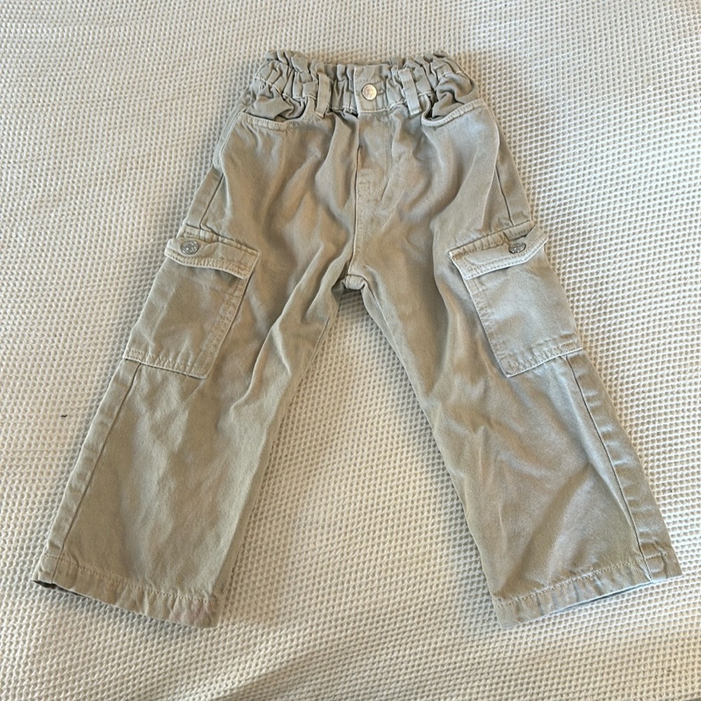 Zara toddler tan cargo pants - 2-3 years